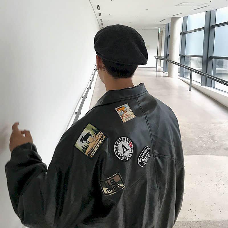 Men's Jackets Spring Autumn Fashion Men Black Leather Jacket Women Korean Loose Motorcycle Streetwear Male Outerwear Biker Coats, Wt026
Men's Jackets Spring Autumn Fashion Men Black Leather Jacket Women Korean Loose Motorcycle Streetwear Male Outerwear Biker Coats, Wt026