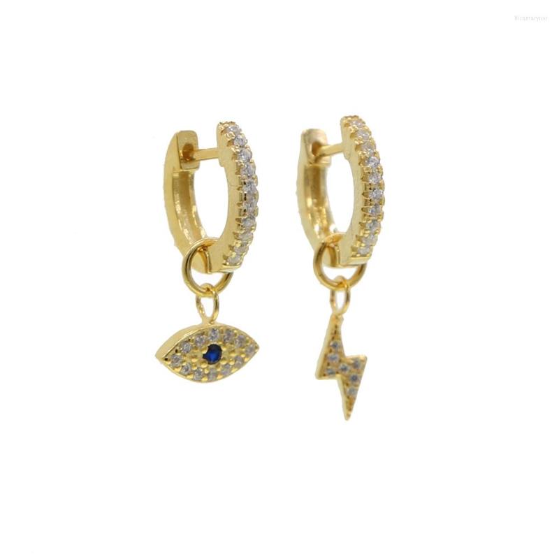 Hoop Earrings 925 Sterling Silver Fine Jewelry Gold Rose 3 Colors Micro Pave Cz Cute Lovey Eye Lighting Charm Earring
Hoop Earrings 925 Sterling Silver Fine Jewelry Gold Rose 3 Colors Micro Pave Cz Cute Lovey Eye Lighting Charm Earring