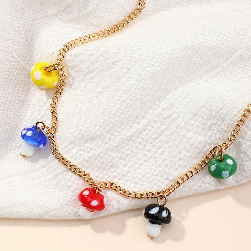 Pendant Necklaces 2023 Colorful Mushroom Necklace For Women Cute Resin Jewelry Gold Color Chain Collier Choker Wedding Jewellery Gifts
Pendant Necklaces 2023 Colorful Mushroom Necklace For Women Cute Resin Jewelry Gold Color Chain Collier Choker Wedding Jewellery Gifts