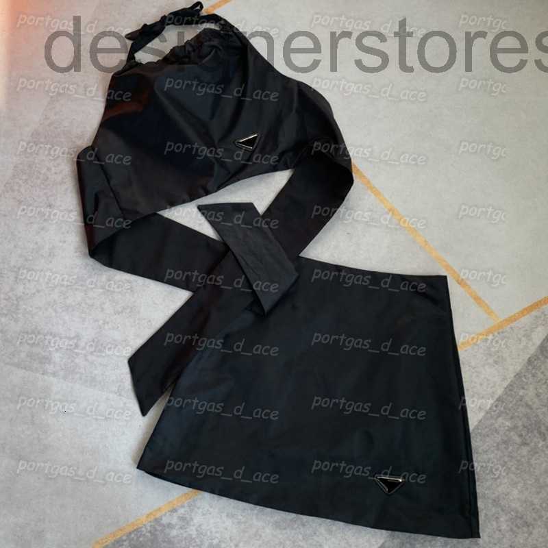 designer Triangle Badge Crop Tops Dresses Womens Re Nylon Camis Sexy Halter Backless Top Skirt Set Black Summer Mini V71N, Tops( no skirt)
designer Triangle Badge Crop Tops Dresses Womens Re Nylon Camis Sexy Halter Backless Top Skirt Set Black Summer Mini V71N, Tops( no skirt)