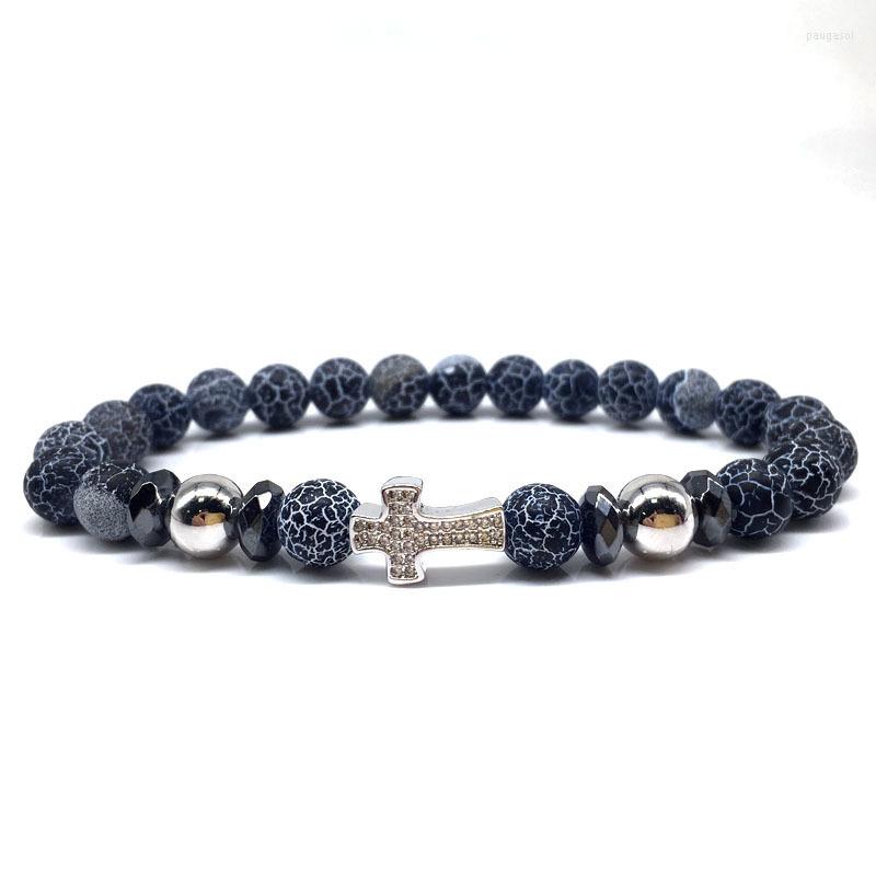 Strand 2023 Vintage Cross Bracelet Men Temperament Pave Cubic Zirconia Stone Beaded For Jewelry Gift
Strand 2023 Vintage Cross Bracelet Men Temperament Pave Cubic Zirconia Stone Beaded For Jewelry Gift