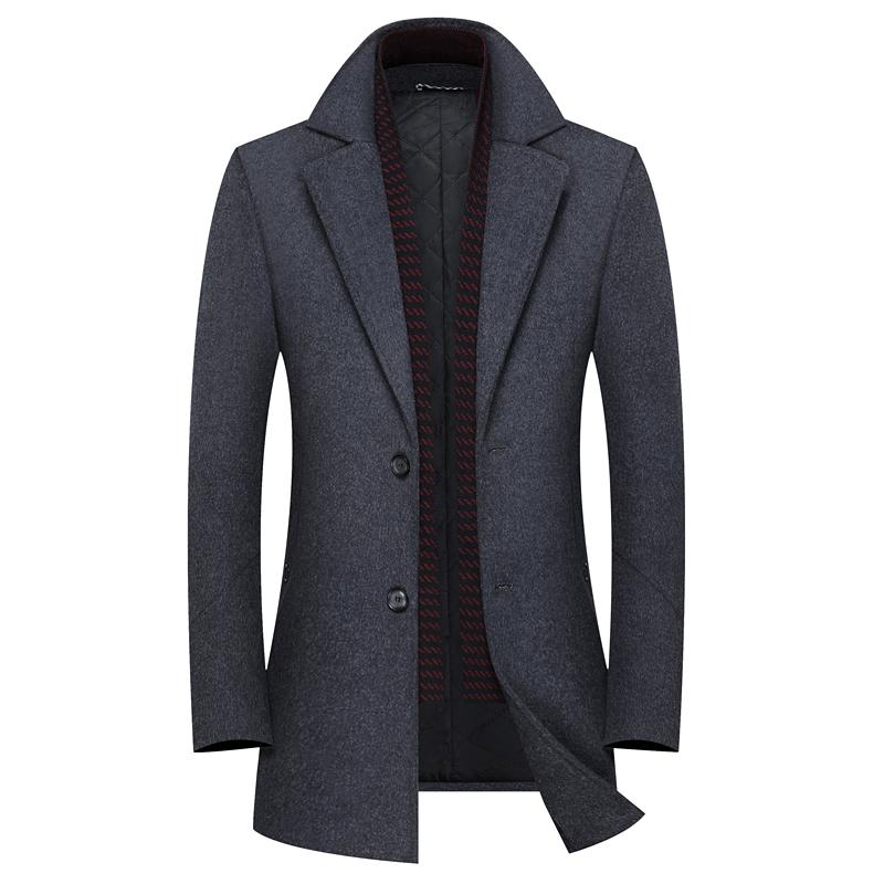 Men's Wool & Blends Mens Woolen Coat Autumn Winter Cotton Thicken Jacket Coats High Quality Male Windproof Warm Trench Overcoats S-4XL, Black
Men's Wool & Blends Mens Woolen Coat Autumn Winter Cotton Thicken Jacket Coats High Quality Male Windproof Warm Trench Overcoats S-4XL, Black