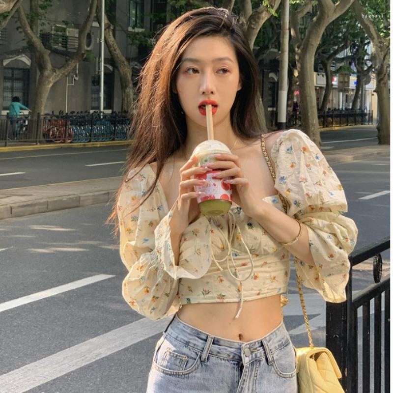 Women's Blouses AIIOU Tops For Women Blouse Long Sleeve Ruffle Vintage Puff Sleeves Lace Up Ladies Bandage Shirt Crop Top Streetwear, Yellow
Women's Blouses AIIOU Tops For Women Blouse Long Sleeve Ruffle Vintage Puff Sleeves Lace Up Ladies Bandage Shirt Crop Top Streetwear, Yellow
