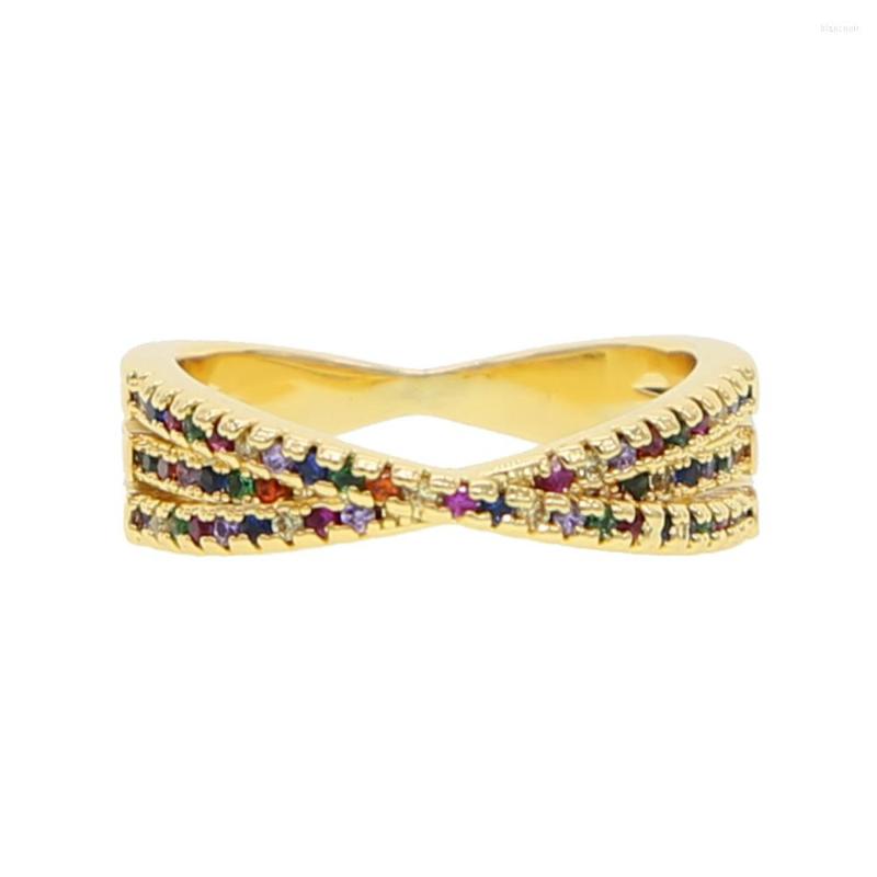 Wedding Rings US Size 6 7 8 Gold Multi Color Cubic Zirconia Cute Lovely Bow Tie Criss Cross Women Pinky Finger Ring Fashion
Wedding Rings US Size 6 7 8 Gold Multi Color Cubic Zirconia Cute Lovely Bow Tie Criss Cross Women Pinky Finger Ring Fashion