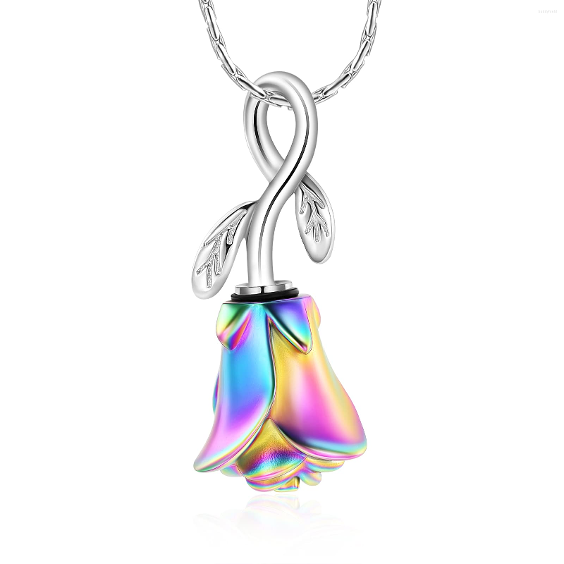 Pendant Necklaces Cremation Jewelry Rose Flower Urn Necklace For Ashes Stainless Steel Memorial Loved One
Pendant Necklaces Cremation Jewelry Rose Flower Urn Necklace For Ashes Stainless Steel Memorial Loved One