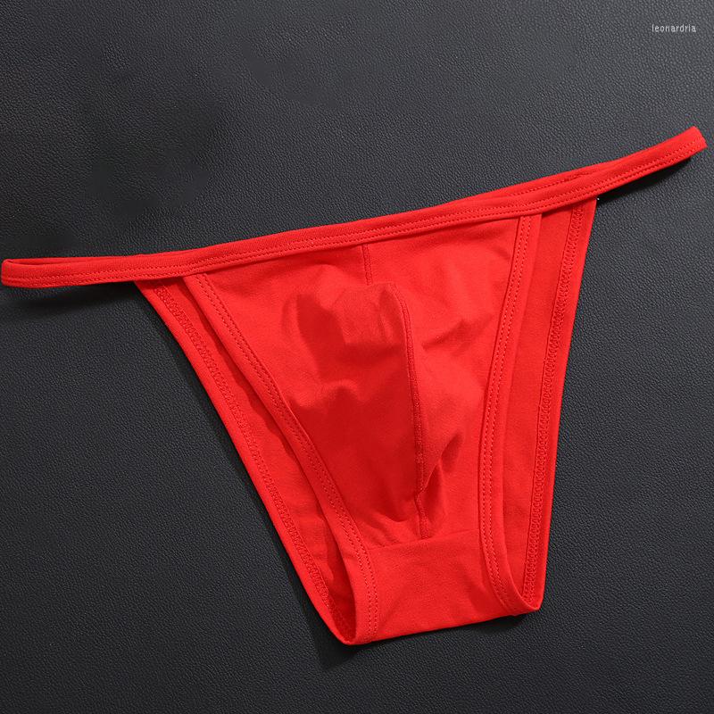 Underpants Men's Sexy Solid Color Thongs Men Low-rise Thong Male Cozy Briefs Breathable Underwear, Red
Underpants Men's Sexy Solid Color Thongs Men Low-rise Thong Male Cozy Briefs Breathable Underwear, Red