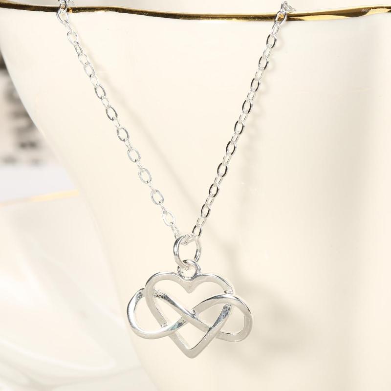 Pendant Necklaces 1 Pc Elegant Hollow Trendy Plated Chain Infinity Love Heart Necklace Jewelry Fashion Wedding Gift Accessory For Women
Pendant Necklaces 1 Pc Elegant Hollow Trendy Plated Chain Infinity Love Heart Necklace Jewelry Fashion Wedding Gift Accessory For Women