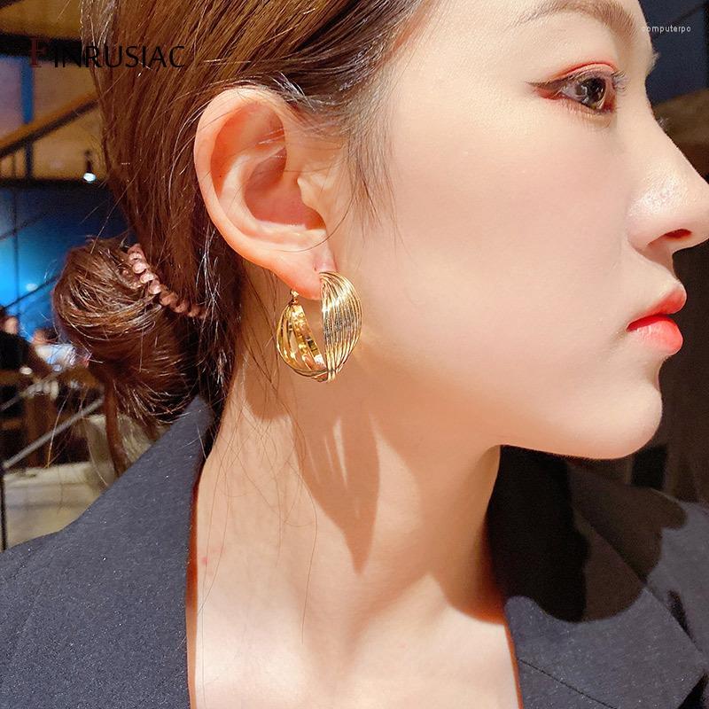 Hoop Earrings Exaggerated Geometry Metal Twisted Female Korean Fashion Simplicity Women Hoops 14k Real Gold Plated Jewelry Gift
Hoop Earrings Exaggerated Geometry Metal Twisted Female Korean Fashion Simplicity Women Hoops 14k Real Gold Plated Jewelry Gift