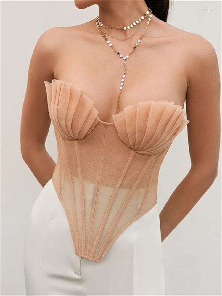Women' Tanks Women Vintage Sexy Corset Tops Summer Mesh Sheer Boned Bustier Crop Top 90s Y2K Fairycore Tube Clubwear, Pink
Women' Tanks Women Vintage Sexy Corset Tops Summer Mesh Sheer Boned Bustier Crop Top 90s Y2K Fairycore Tube Clubwear, Pink