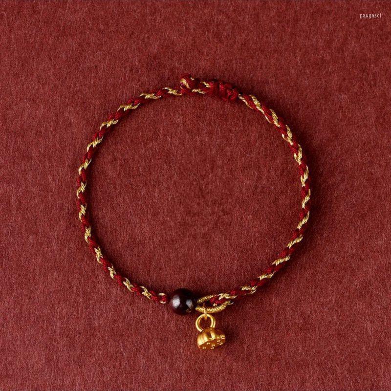 Charm Bracelets Natural Purple Cinnabar Lotus Flower Handmade Red Rope Lucky Bangle Women Men Bracelet Size Adjust Drop
Charm Bracelets Natural Purple Cinnabar Lotus Flower Handmade Red Rope Lucky Bangle Women Men Bracelet Size Adjust Drop