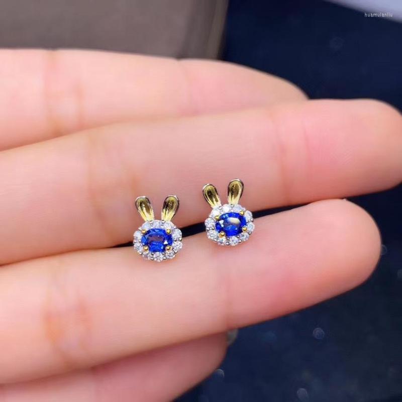 Stud Earrings Gift Real And Natural Sapphire Earring 925 Sterling Silver Fine Jewelry For Men Women
Stud Earrings Gift Real And Natural Sapphire Earring 925 Sterling Silver Fine Jewelry For Men Women