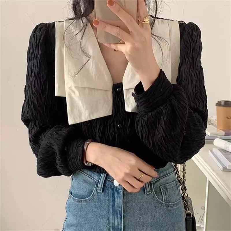 Women's Blouses Women OL Elegance 2023 Vintage High Street Arrival Office Wear Daily Stylish Chic Mujer Shirts S9245, Black
Women's Blouses Women OL Elegance 2023 Vintage High Street Arrival Office Wear Daily Stylish Chic Mujer Shirts S9245, Black