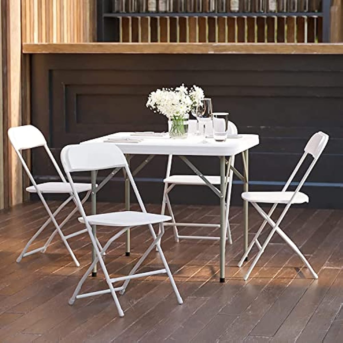 Flash Furniture Hercules Series Plastic Folding Chair White 4 Pack 650LB Weight Capacity Comfortable Event Chair Lightweight Folding Chair
Flash Furniture Hercules Series Plastic Folding Chair White 4 Pack 650LB Weight Capacity Comfortable Event Chair Lightweight Folding Chair