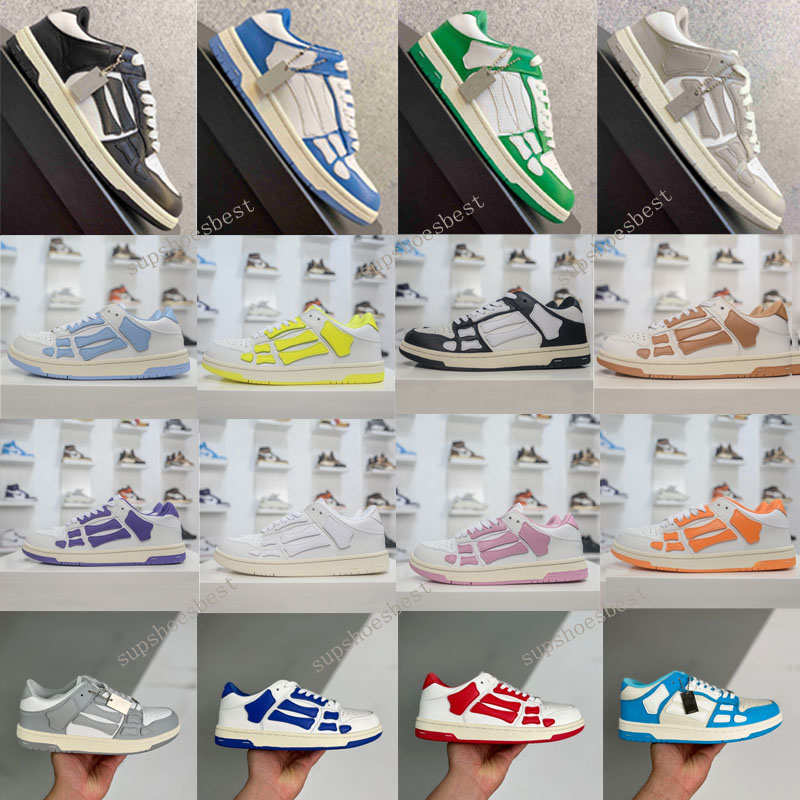 2023 Sneakers Amiri Running Shoes For Womens men Skel High Top Low Sneaker triple white lime Black grey green orange lilac khaki woman man Retro Amiris Sports Trainers
2023 Sneakers Amiri Running Shoes For Womens men Skel High Top Low Sneaker triple white lime Black grey green orange lilac khaki woman man Retro Amiris Sports Trainers