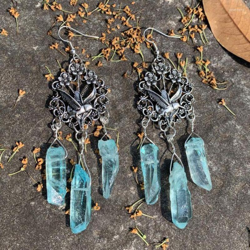 Dangle Earrings Wicca Bird Of Life Paradise Raw Natural Crystal Wedding Bride Girlfriend Gift For Her
Dangle Earrings Wicca Bird Of Life Paradise Raw Natural Crystal Wedding Bride Girlfriend Gift For Her