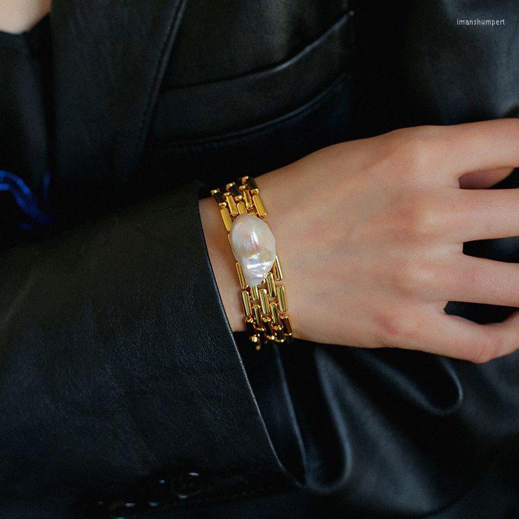 Charm Bracelets Brass Retro Real Baroque Pearl Watch Band Earrings Women Jewelry Punk Party T Show Gown Runway Korean Japan Style
Charm Bracelets Brass Retro Real Baroque Pearl Watch Band Earrings Women Jewelry Punk Party T Show Gown Runway Korean Japan Style