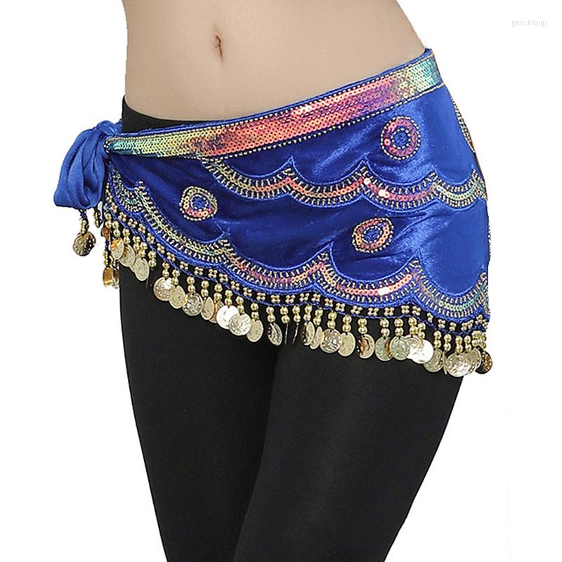 Stage Wear Women Bellydance Beginner Accessories Tribal Gypsy Ornate Velvet Shawl Hip Scarf With Shinny Sequins Belly Dance Coins Belt, Design 1 blue
Stage Wear Women Bellydance Beginner Accessories Tribal Gypsy Ornate Velvet Shawl Hip Scarf With Shinny Sequins Belly Dance Coins Belt, Design 1 blue