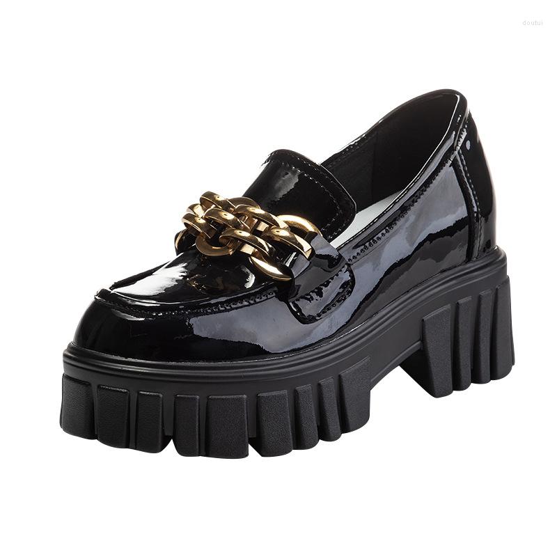 Dress Shoes CICIYANG Spring 2023 Loafers Women's Single Thick Bottom Genuine Leather Rubber Black Lady Fashion
Dress Shoes CICIYANG Spring 2023 Loafers Women's Single Thick Bottom Genuine Leather Rubber Black Lady Fashion