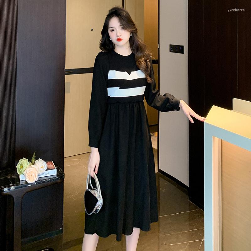 Casual Dresses The 2023 French Stitching Long-sleeved Han Fasten Sweet Within A-line Skirt Dress, Black
Casual Dresses The 2023 French Stitching Long-sleeved Han Fasten Sweet Within A-line Skirt Dress, Black