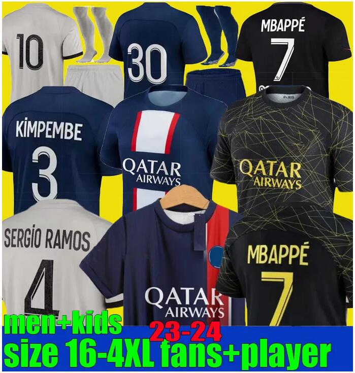 MBAPPE HAKIMI PLAYER #30 soccer jerseys SERGIO RAMOS 23 Maillots de football 2022 2023 MARQUINHOS VERRATTI pSGS HAKIMI men kids kit shirt uniforms maillot foot, 23/24
MBAPPE HAKIMI PLAYER #30 soccer jerseys SERGIO RAMOS 23 Maillots de football 2022 2023 MARQUINHOS VERRATTI pSGS HAKIMI men kids kit shirt uniforms maillot foot, 23/24