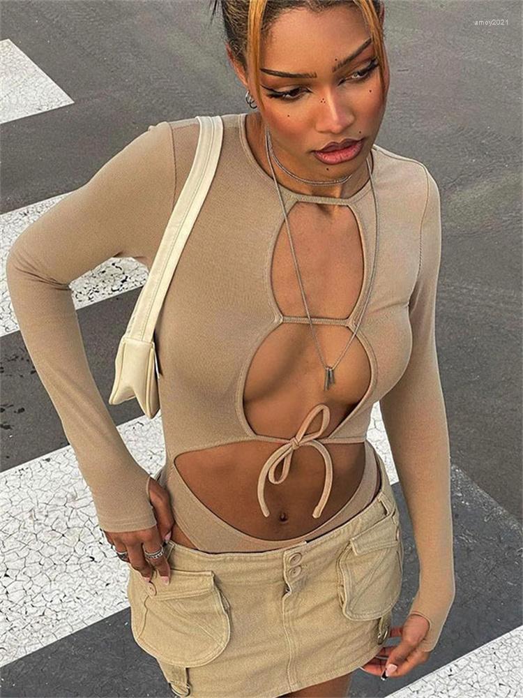 Women' Two Piece Pants Tossy Solid Bandage Hollow Out Jumpsuit For Women Wrap Lace-Up Slim Casual Bodysuit Fashion Crop Top Nude Sexy, Khaki
Women' Two Piece Pants Tossy Solid Bandage Hollow Out Jumpsuit For Women Wrap Lace-Up Slim Casual Bodysuit Fashion Crop Top Nude Sexy, Khaki