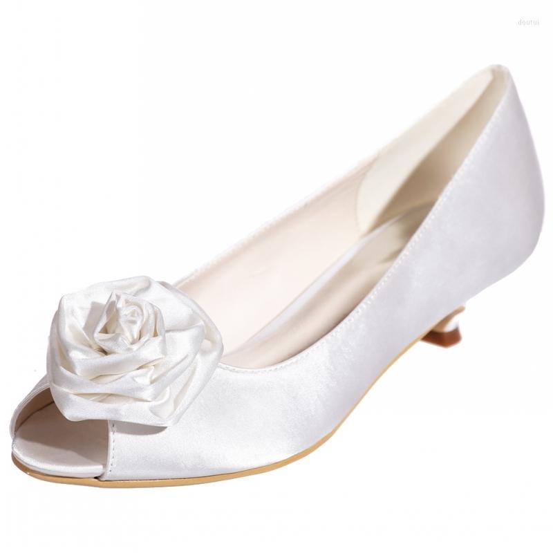 Dress Shoes Shallow 3D Flower Women Pumps Satin Designer Peep Toe Low Heeled Sole Plus Size White Black Red Wedding Bride Heel Zapatos
Dress Shoes Shallow 3D Flower Women Pumps Satin Designer Peep Toe Low Heeled Sole Plus Size White Black Red Wedding Bride Heel Zapatos