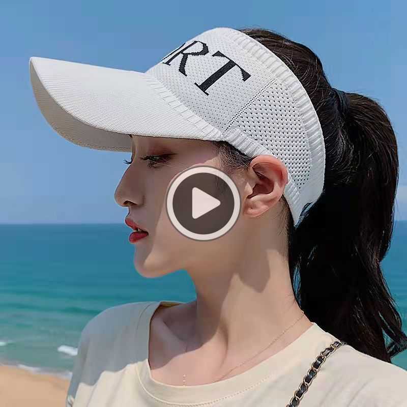 Summer Hats Caps Men's Women's Summer sunscreen empty top hat women's outdoor sports net red spring sunshade knitted hat Running Cycling duck tongue sun hat, Black
Summer Hats Caps Men's Women's Summer sunscreen empty top hat women's outdoor sports net red spring sunshade knitted hat Running Cycling duck tongue sun hat, Black