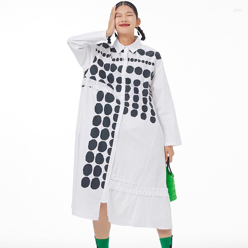 Casual Dresses Women's Spring 2023 Large Dress Dot Printed Decorative Shirt 2881-1, Black
Casual Dresses Women's Spring 2023 Large Dress Dot Printed Decorative Shirt 2881-1, Black