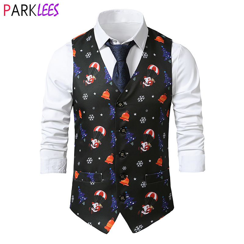 Men' Vests Cute Santa Claus Print Suit Merry Christmas Waistcoat Xmas Party Prom Costume Cosplay Clothes 2XL 230317, Sd34
Men' Vests Cute Santa Claus Print Suit Merry Christmas Waistcoat Xmas Party Prom Costume Cosplay Clothes 2XL 230317, Sd34