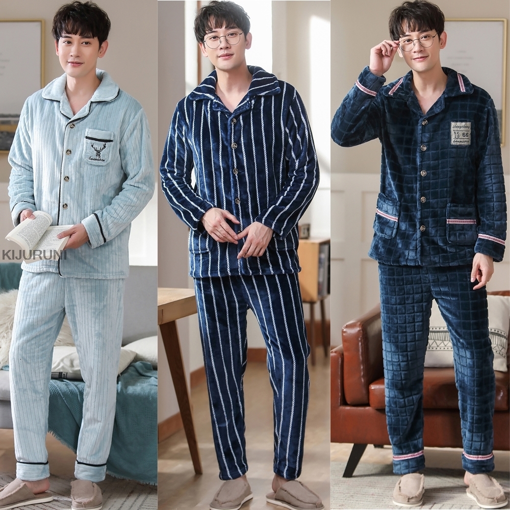 Men's Sleepwear Men's Winter Thicken Flannel Pajamas Sets Male Long Sleeve Pajamas Plus Size Pijama Sleepwear Homewear Teenager Casual Pyjamas 230317, Pj301 color37
Men's Sleepwear Men's Winter Thicken Flannel Pajamas Sets Male Long Sleeve Pajamas Plus Size Pijama Sleepwear Homewear Teenager Casual Pyjamas 230317, Pj301 color37