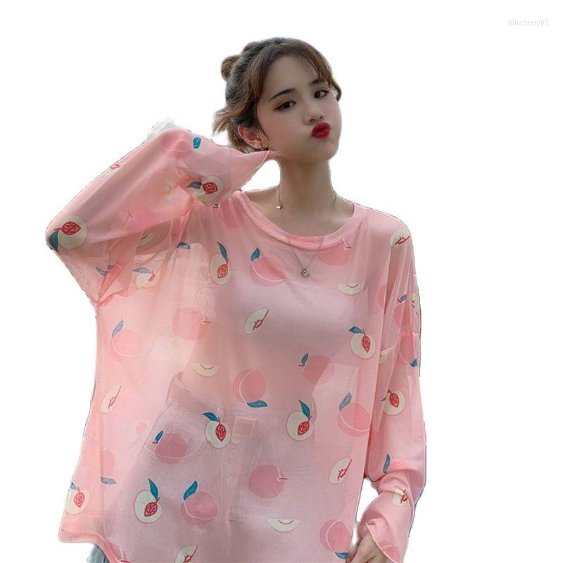 Women' T Shirts Large Size Sunscreen T-shirt Women' Summer Thin Pullover Loose Mesh Long Sleeve Top P3 371, As photo
Women' T Shirts Large Size Sunscreen T-shirt Women' Summer Thin Pullover Loose Mesh Long Sleeve Top P3 371, As photo