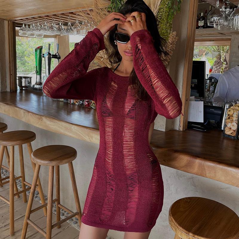 Casual Dresses 2023 Personality Street Sneaky Design Women's Sexy Cutout Knitted Nightgown Nightdress Nightclub Lace Soft Dress, Black
Casual Dresses 2023 Personality Street Sneaky Design Women's Sexy Cutout Knitted Nightgown Nightdress Nightclub Lace Soft Dress, Black