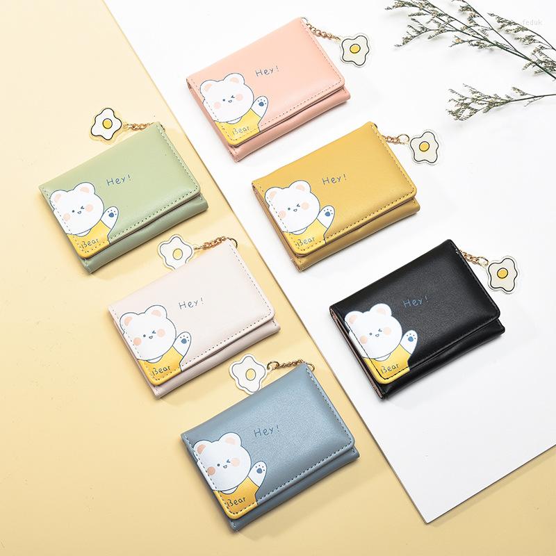Wallets Small Wallet Women's Korean Version Cartoon Printing Fresh Three-folding Zero Purse PU Fashion Lady's Multi-function
Wallets Small Wallet Women's Korean Version Cartoon Printing Fresh Three-folding Zero Purse PU Fashion Lady's Multi-function
