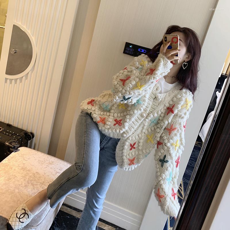 Women's Knits Cardigan Feminino 2023 Autumn/winter Women's Sweater Thickened Handmade Chain Link Vintage Loose Needle Hand Knitted, Beige
Women's Knits Cardigan Feminino 2023 Autumn/winter Women's Sweater Thickened Handmade Chain Link Vintage Loose Needle Hand Knitted, Beige