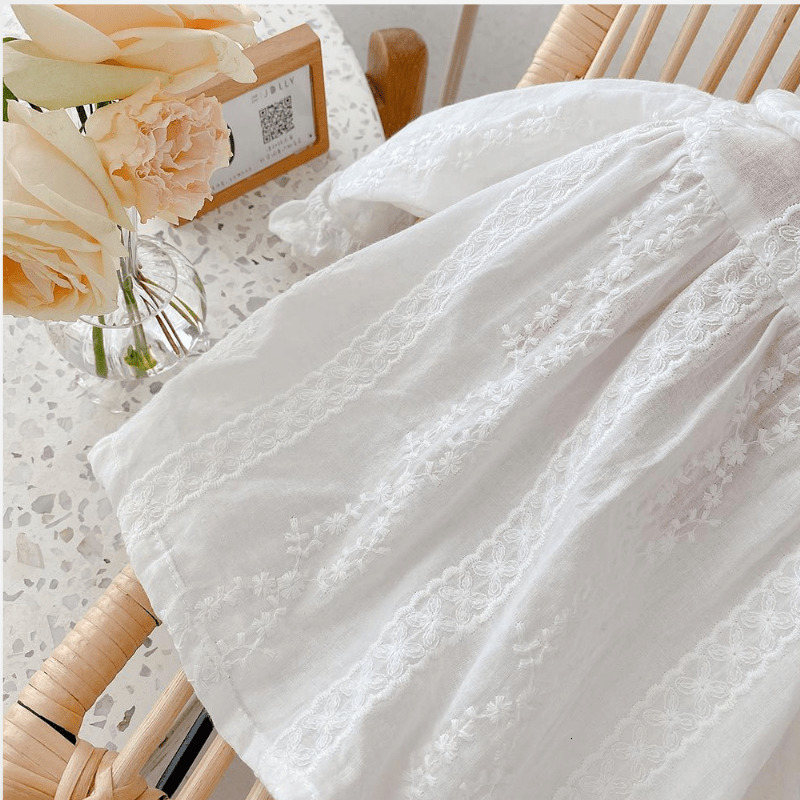 Kids Shirts born Baby Girl Princess Lace Doll Collar Infant Toddler Child Cotton Long Sleeve Girl Top Spring Autumn Summer Baby Clothes 230317