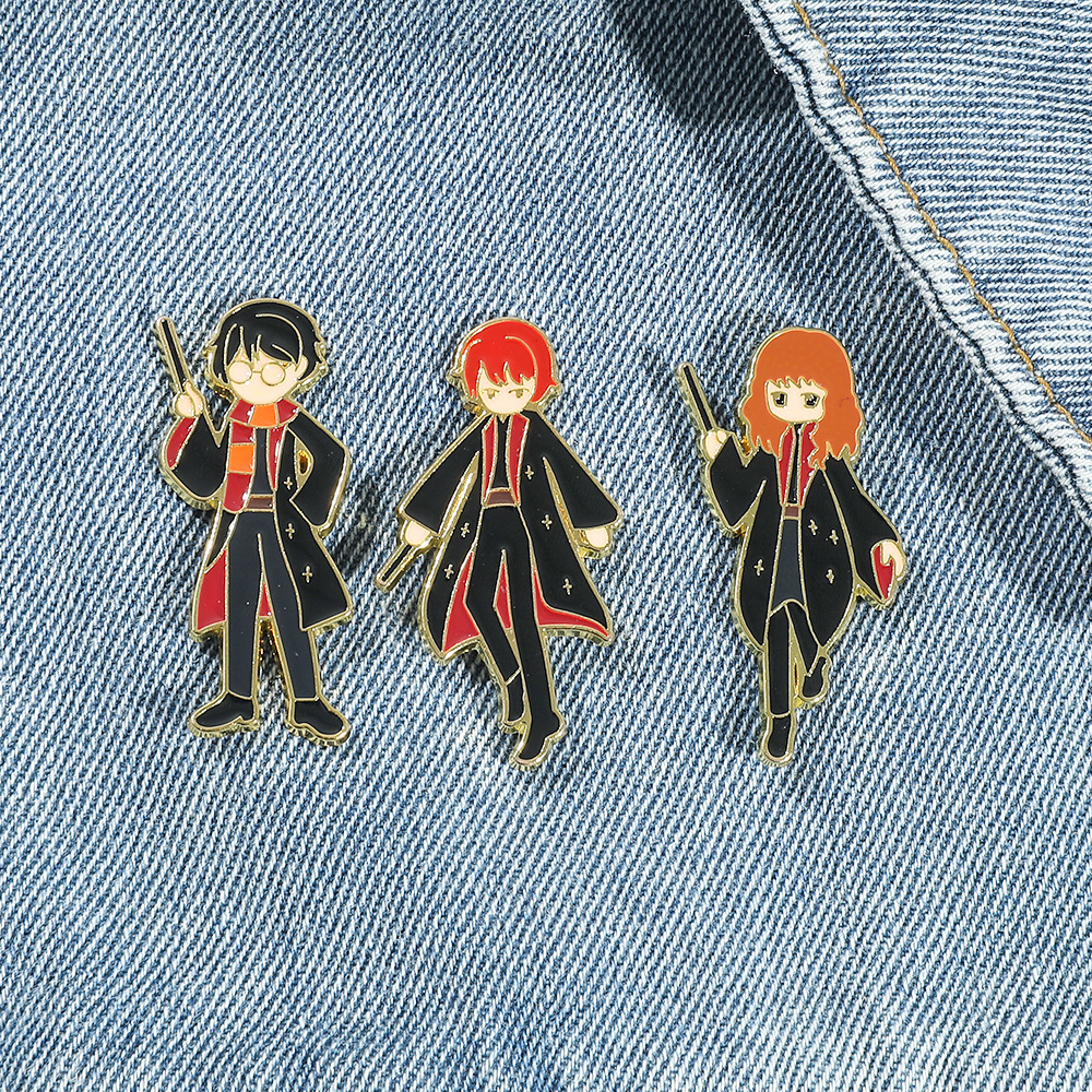 Witchcraft and Wizardry Character Badge magical school pin Cute Anime Movies Games Hard Enamel Pins Collect Metal Cartoon Brooch, Color #1
Witchcraft and Wizardry Character Badge magical school pin Cute Anime Movies Games Hard Enamel Pins Collect Metal Cartoon Brooch, Color #1
