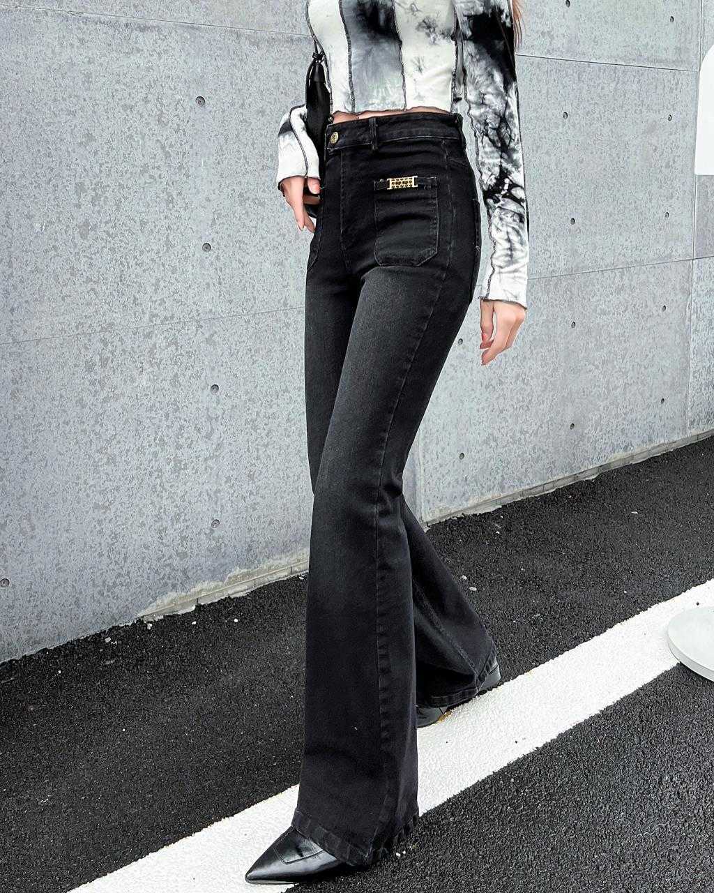 Xiaoxiangjia' New Front Pocket Chain Decorative Micro Flap Pant Style Jujuezi, Blue7
Xiaoxiangjia' New Front Pocket Chain Decorative Micro Flap Pant Style Jujuezi, Blue7