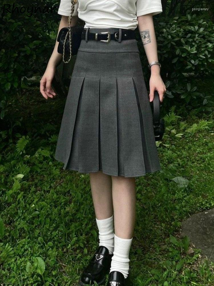 Skirts With Belt Preppy Women Chic Cozy Female Autumn Pleated Faldas Mujer Knee-length Korean Solid All-match Schoolgirl, Gray with belt
Skirts With Belt Preppy Women Chic Cozy Female Autumn Pleated Faldas Mujer Knee-length Korean Solid All-match Schoolgirl, Gray with belt