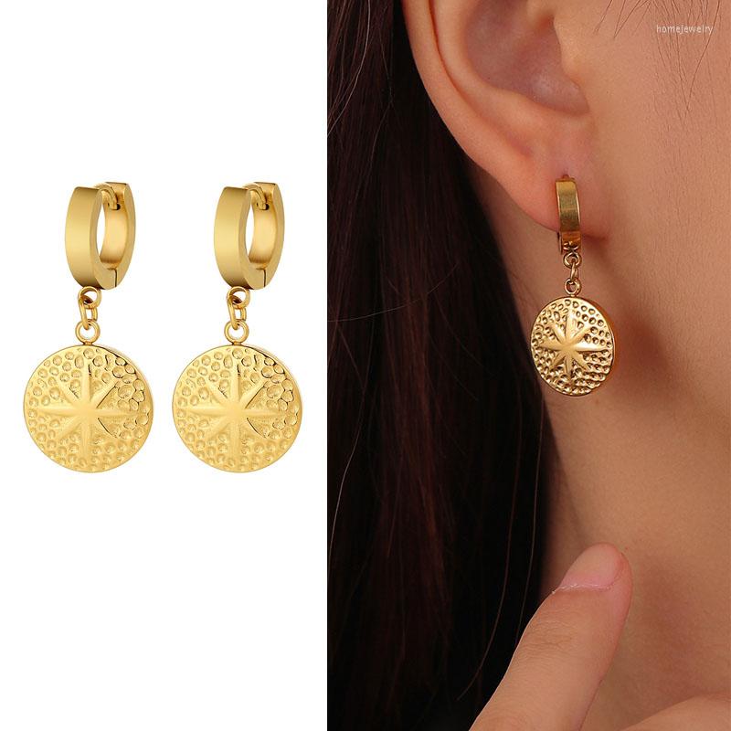 Dangle Earrings Round Coin Drop For Women Stainless Steel Earring Geometric Square-shape Earings Plated Gold Trendy Earing Jewellery
Dangle Earrings Round Coin Drop For Women Stainless Steel Earring Geometric Square-shape Earings Plated Gold Trendy Earing Jewellery