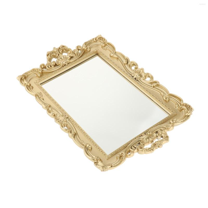 Jewelry Pouches Mirrored Vanity Display Tray Makeup Mirror Case Cosmetic Perfume Organizer Po Props Desktop Ornaments
Jewelry Pouches Mirrored Vanity Display Tray Makeup Mirror Case Cosmetic Perfume Organizer Po Props Desktop Ornaments