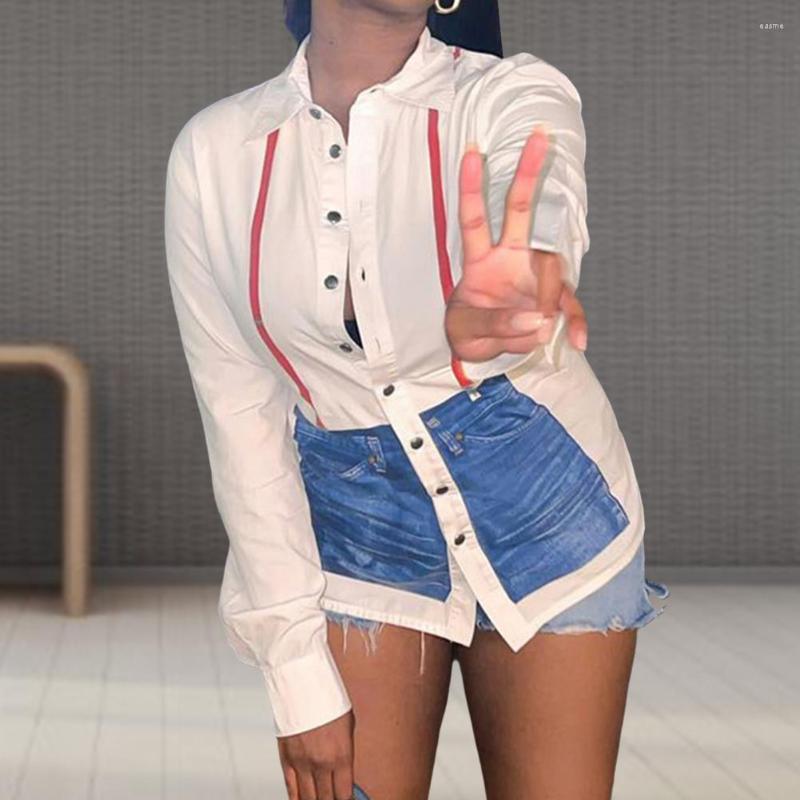 Women' Blouses Stylish Loose Blouse Single-Breasted Versatile Fine Sewing Crafts Women Simple Casual Fashion Shirt, White
Women' Blouses Stylish Loose Blouse Single-Breasted Versatile Fine Sewing Crafts Women Simple Casual Fashion Shirt, White