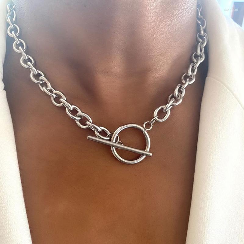 Pendant Necklaces 1pc 2023 Simple Toggle Clasp Stainless Steel Chain Necklace Fashion Chunky For Men Women Silver Color Jewelry
Pendant Necklaces 1pc 2023 Simple Toggle Clasp Stainless Steel Chain Necklace Fashion Chunky For Men Women Silver Color Jewelry