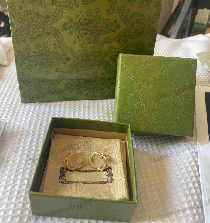 2023 Chic Double Letter Charm Earrings With Gift Box Embossed Stamp Studs Eardrop Dangler For Women Party Anniversary
2023 Chic Double Letter Charm Earrings With Gift Box Embossed Stamp Studs Eardrop Dangler For Women Party Anniversary