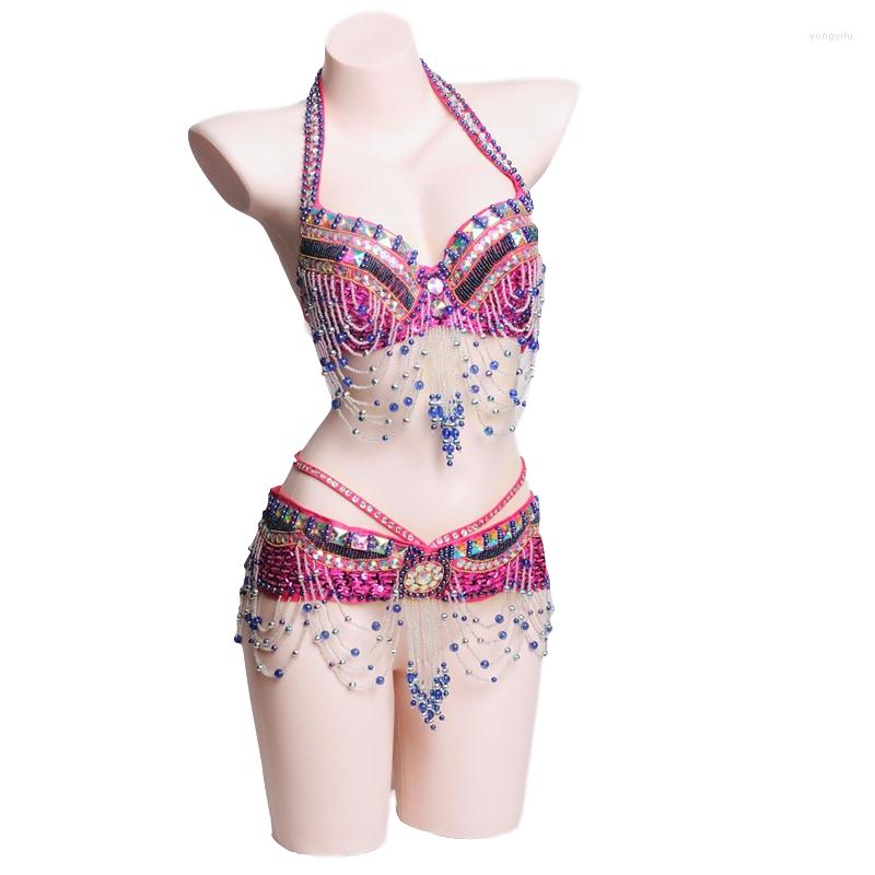 Stage Wear 2023 Performance Belly Dancing Costumes 2 Pieces Eastern Style Sequined Beaded Top Dance Bra And Belt, Royal blue
Stage Wear 2023 Performance Belly Dancing Costumes 2 Pieces Eastern Style Sequined Beaded Top Dance Bra And Belt, Royal blue