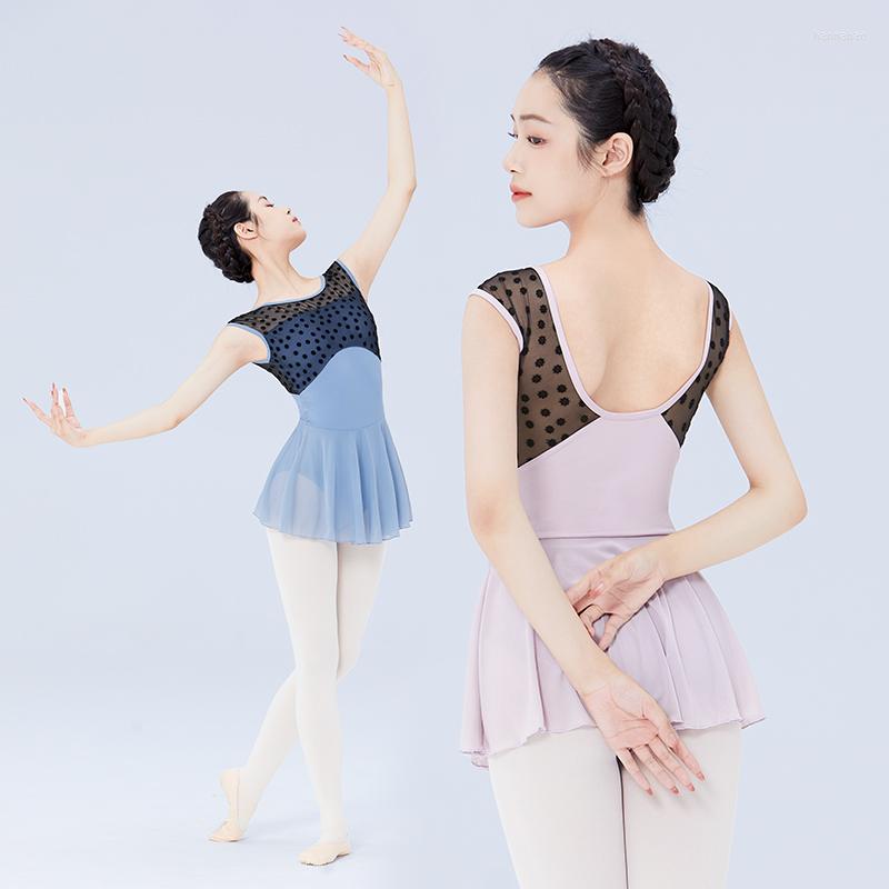 Stage Wear Ballet Leotards For Women Gymnastics Dress Adult Flocking Splice Dance Bodysuits Sleeveless, Light purple
Stage Wear Ballet Leotards For Women Gymnastics Dress Adult Flocking Splice Dance Bodysuits Sleeveless, Light purple