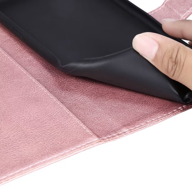 Plain PU Leather Wallet Cases For Samsung A34 A54 A24 5G A04E Motorola Moto G73 G13 G23 G53 E13 Flip Cover Credit ID Card Slot Business Mobile Phone P