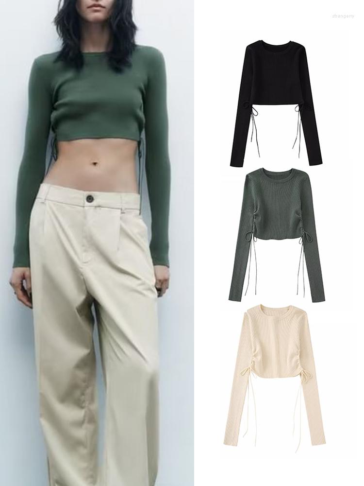Women' Knits 2023 Women Solid Hollow Out Knitted Sweater Fashion Vintage O-neck Pullover Tops Long Sleeve Short Three Colors, Green
Women' Knits 2023 Women Solid Hollow Out Knitted Sweater Fashion Vintage O-neck Pullover Tops Long Sleeve Short Three Colors, Green