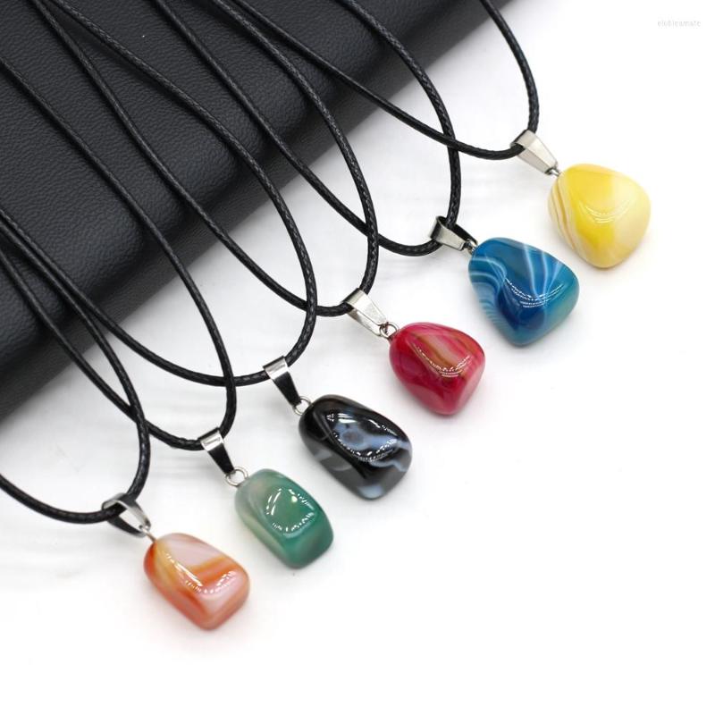 Chains Yachu Wholesale Natural Stone Agates Pendant Necklace Simple Cube Crystal Jewelry For Women Reiki Heal Gifts
Chains Yachu Wholesale Natural Stone Agates Pendant Necklace Simple Cube Crystal Jewelry For Women Reiki Heal Gifts