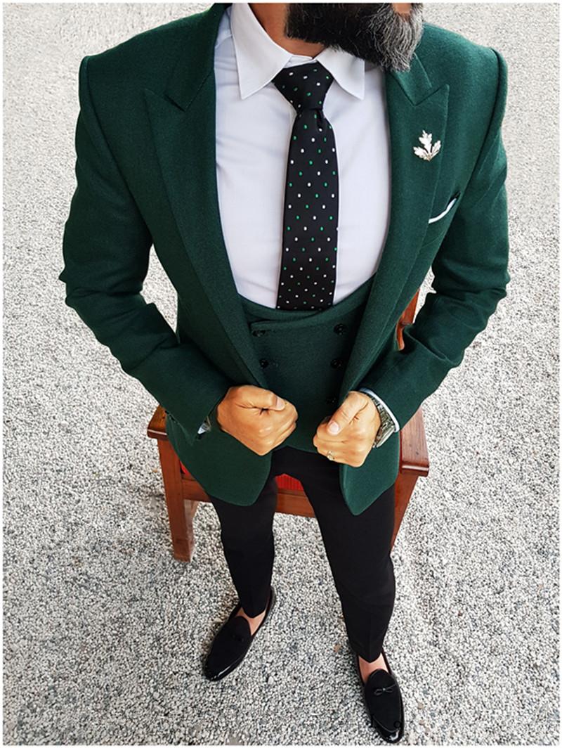 Men's Suits 2023 Green Men Suit Tailor Made Mens Slim Party Wedding 3 Pieces(Jacket Pant Vest) Traje De Novio Para Boda, Black
Men's Suits 2023 Green Men Suit Tailor Made Mens Slim Party Wedding 3 Pieces(Jacket Pant Vest) Traje De Novio Para Boda, Black