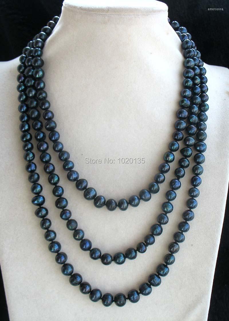 Chains ! Freshwater Pearl Near Round Black Necklace 8-9mm 63" Nature FPPJ Beads Wholesale
Chains ! Freshwater Pearl Near Round Black Necklace 8-9mm 63" Nature FPPJ Beads Wholesale
